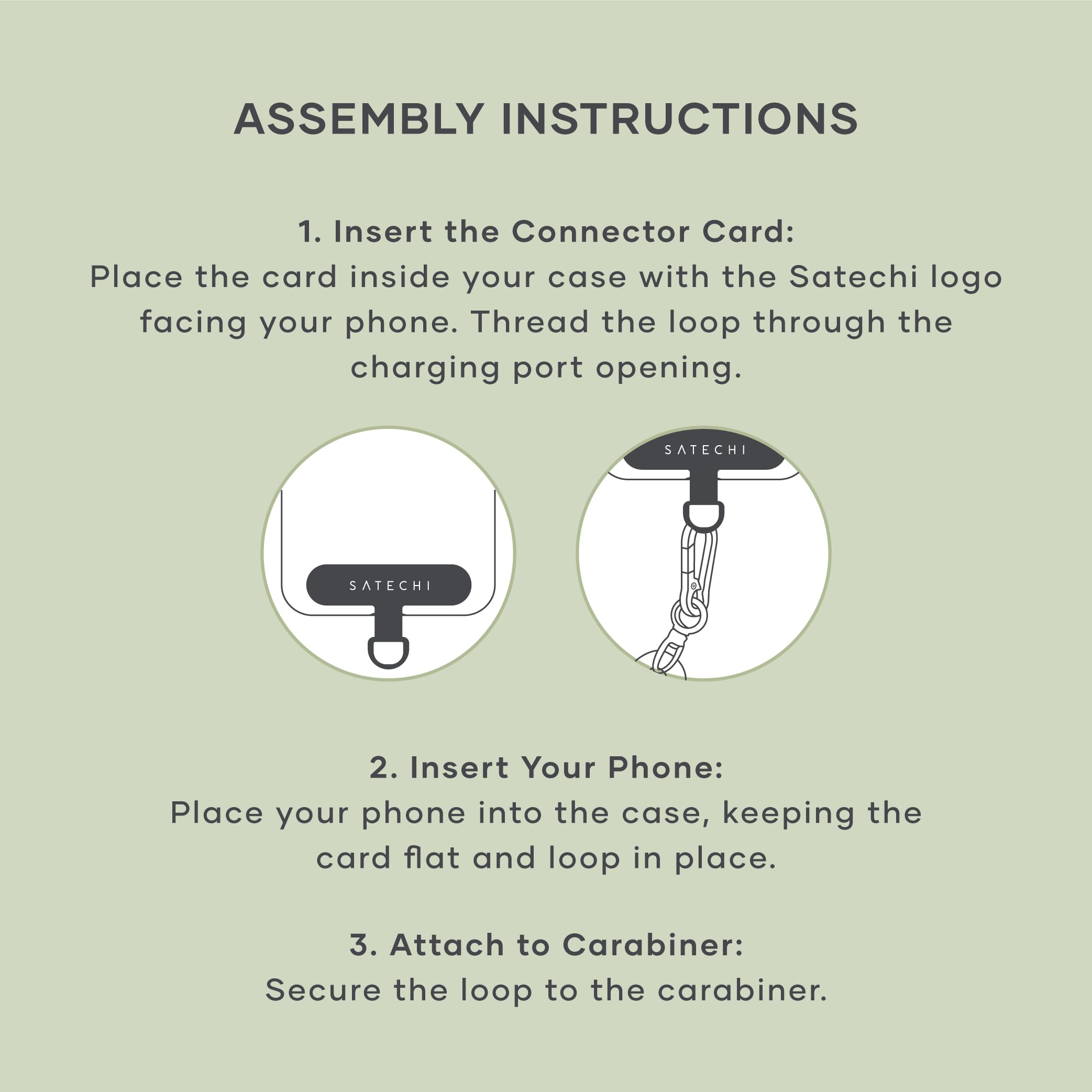 Satechi OntheGo USB-C Lanyard Cable, 60W Fast Charging, 480Mbps Data Transfer, Built-in Crossbody Strap, Adjustable 1.5m / 4.9ft Braided Cord, USB-C to USB-C Cable for iPhone, Android – Black - Image 8