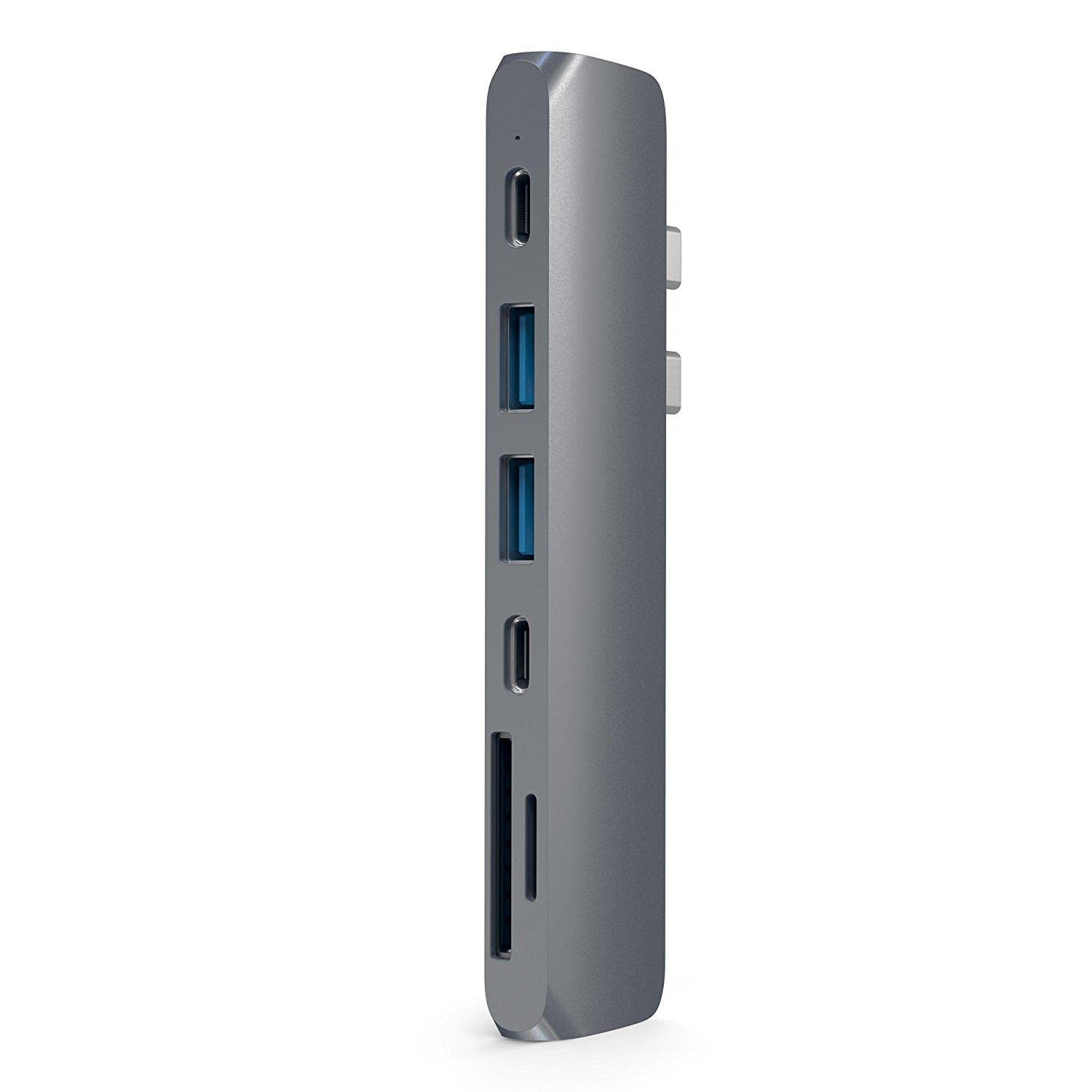 Satechi USB C Hub Adapter, USBC Dongle 7 in 1, USB-C with 4K HDMI, 87W PD Charging, USBC Data, 2 USB-A Data, Micro/SD Card Readers, for M5/M4/M3/M2/M1 MacBook Pro/Air - Space Gray - Image 3