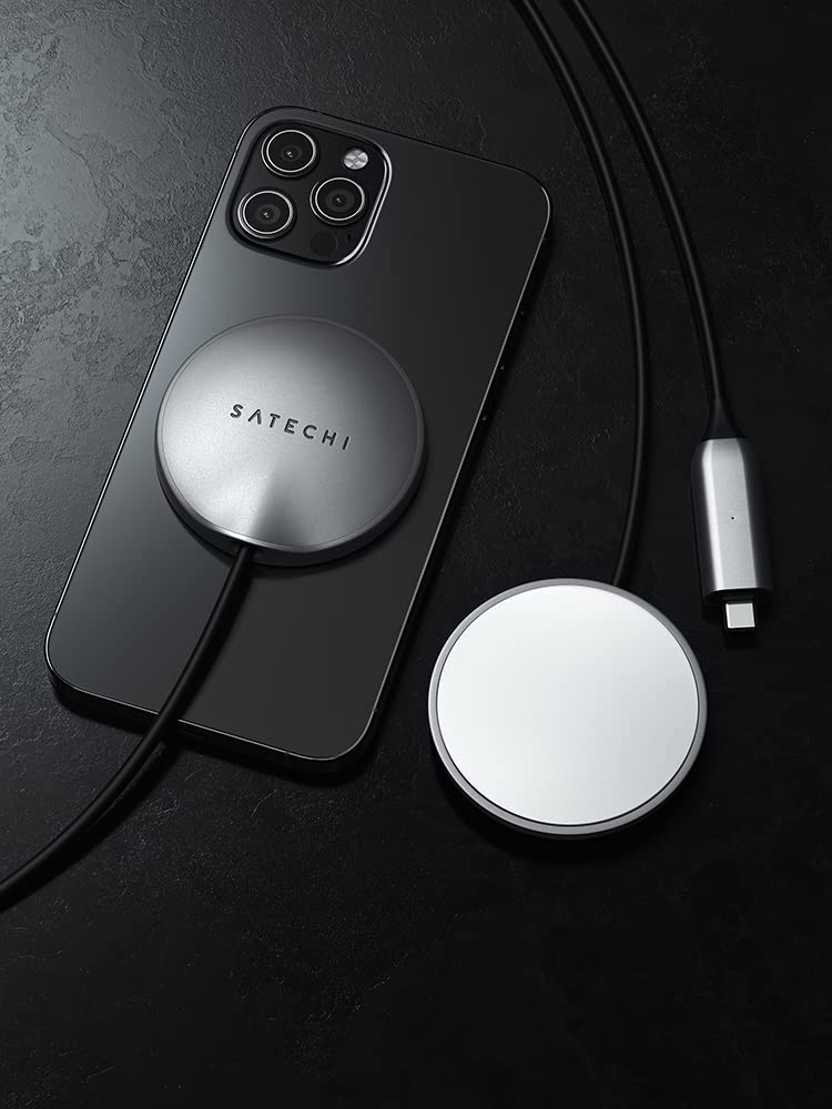 Satechi USB C Magnetic Wireless Charging Cable (Magnetic Wireless Charger) - Compatible with iPhone 16 Pro Max/16 Pro/16/16 Plus, iPhone 15 Pro Max/15 Pro/15/15 Plus and More - Image 6