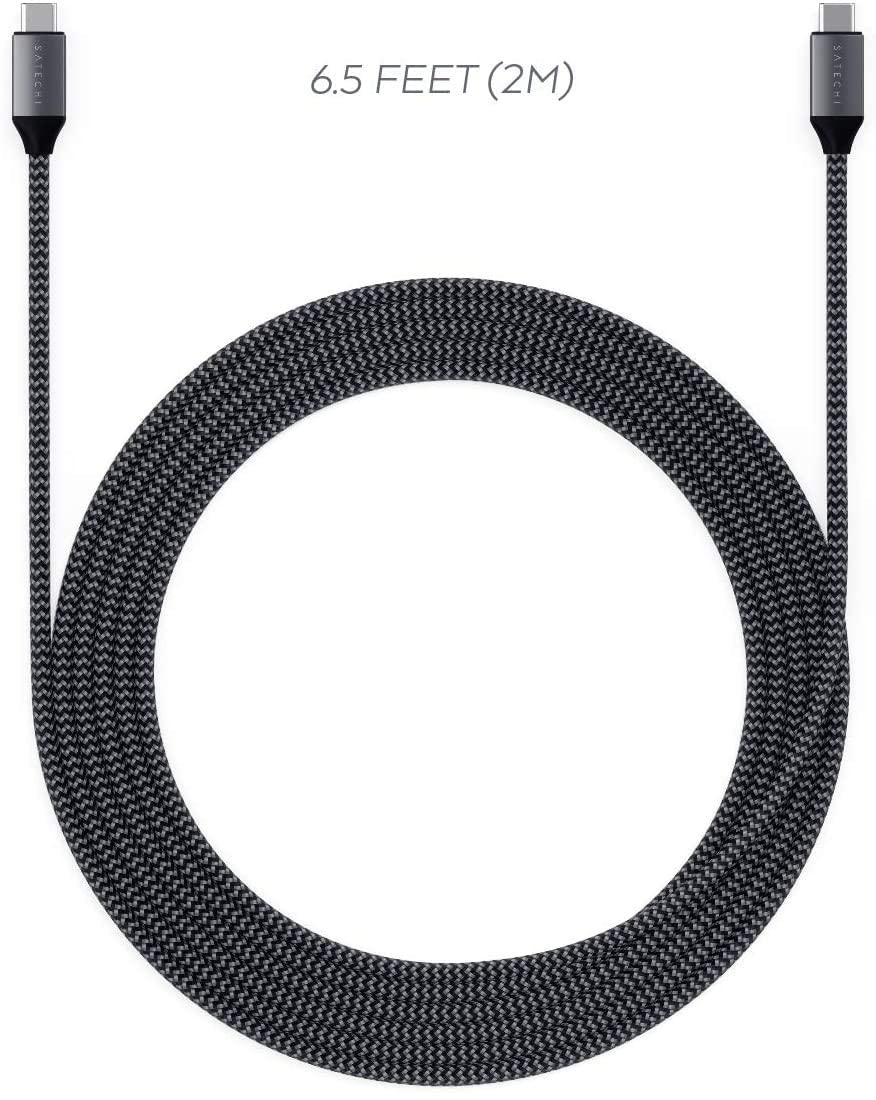Satechi USB C to USB C Cable 100W, 6.5ft/2m, for iPhone 17 to 15 Series, iPad Air/Pro, MacBook Air/Pro, Galaxy S25, Android, Windows - Image 5